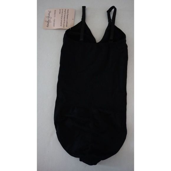 Heavenly Shapewear Women's Sz 1X Black Molded Cup Seamless Bodysuit - Picture 2 of 4